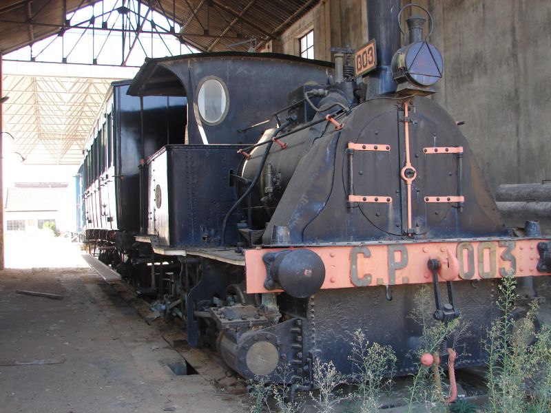 Museu Ferroviário do Entroncamento - Locomotiva histórica