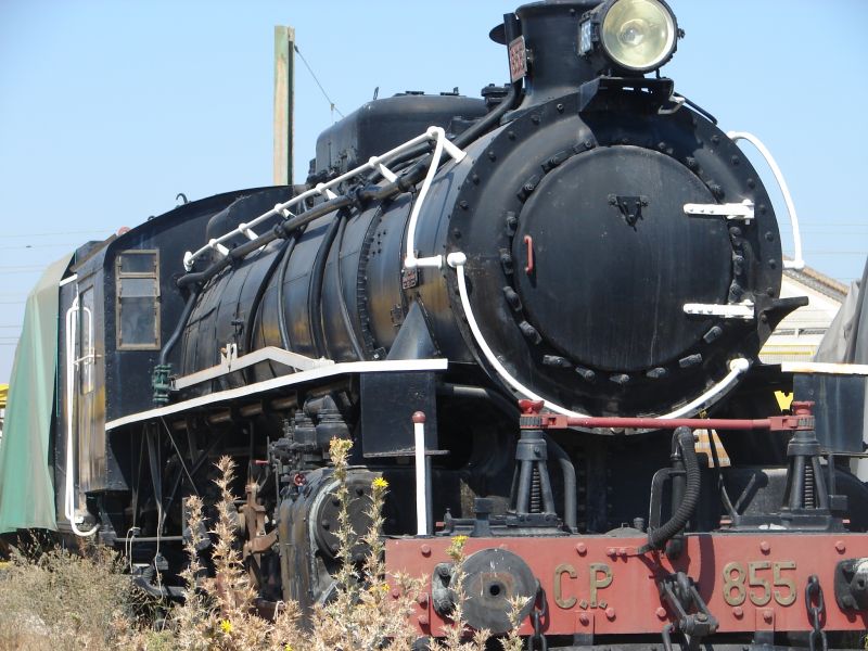 Museu Ferroviário do Entroncamento - Locomotiva antiga