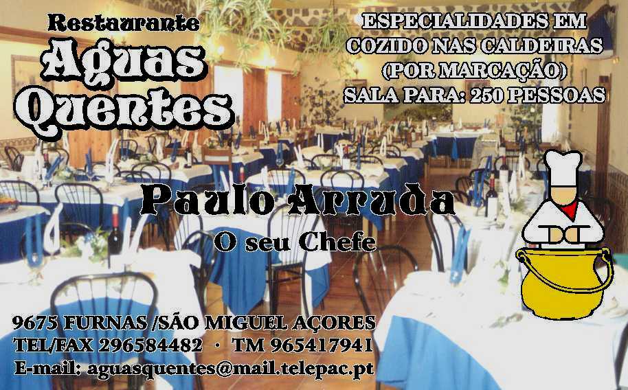 Restaurante Águas Quentes - Sala