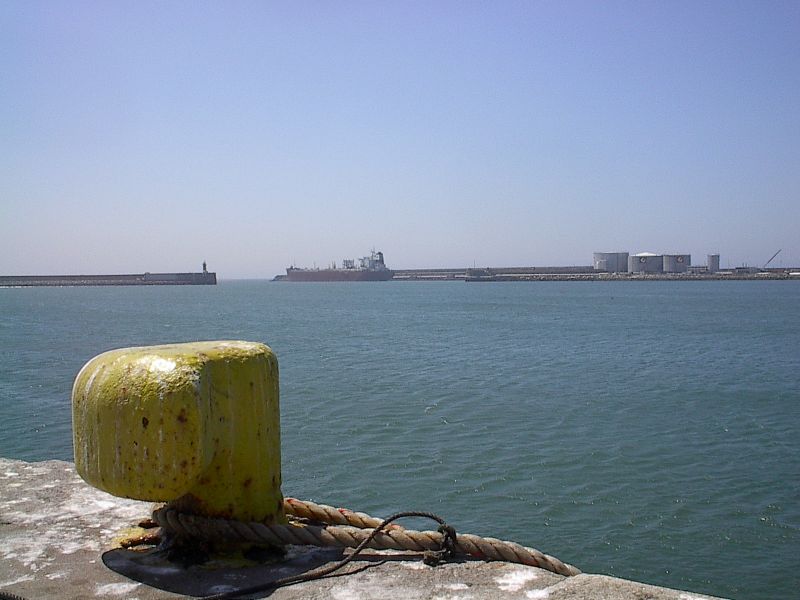 Vista do ancoradouro-Porto de Leixões