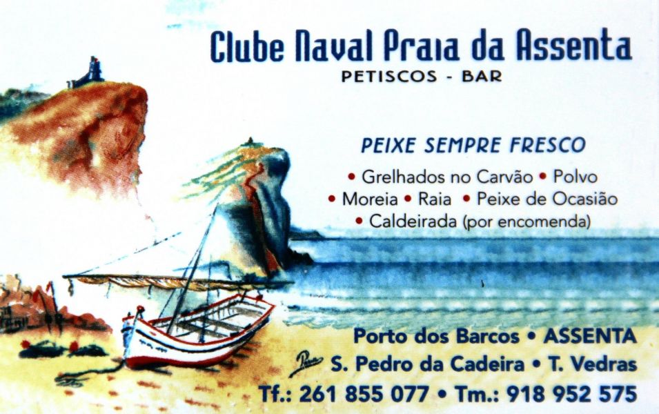 Restaurante Clube Naval Praia da Assenta