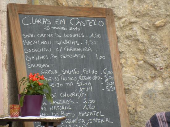 Restaurante Claras em Castelo 